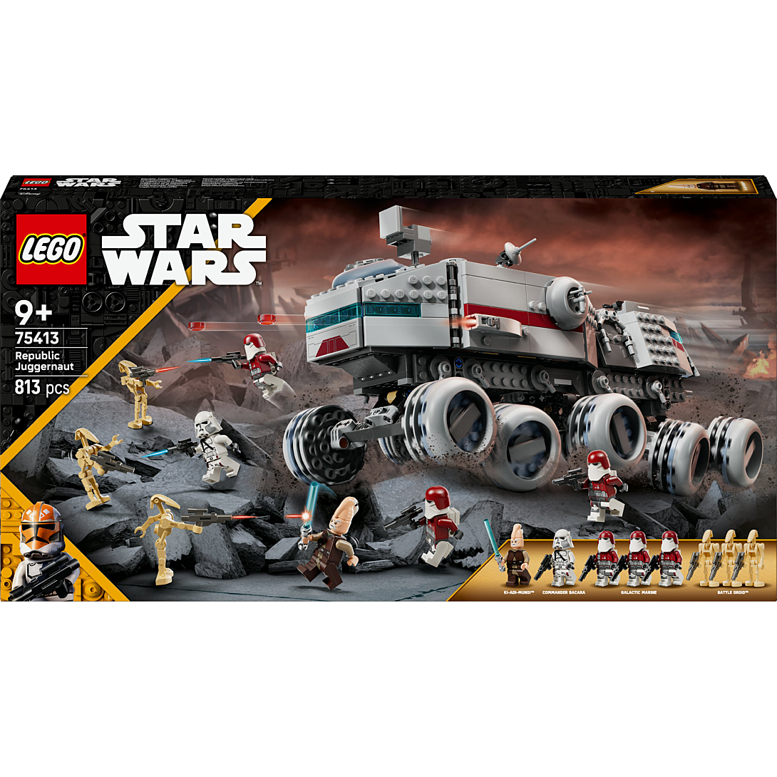 LEGO Star Wars 75413 The Clone Wars Le Juggernaut de la République Jouet enfant - vue 8