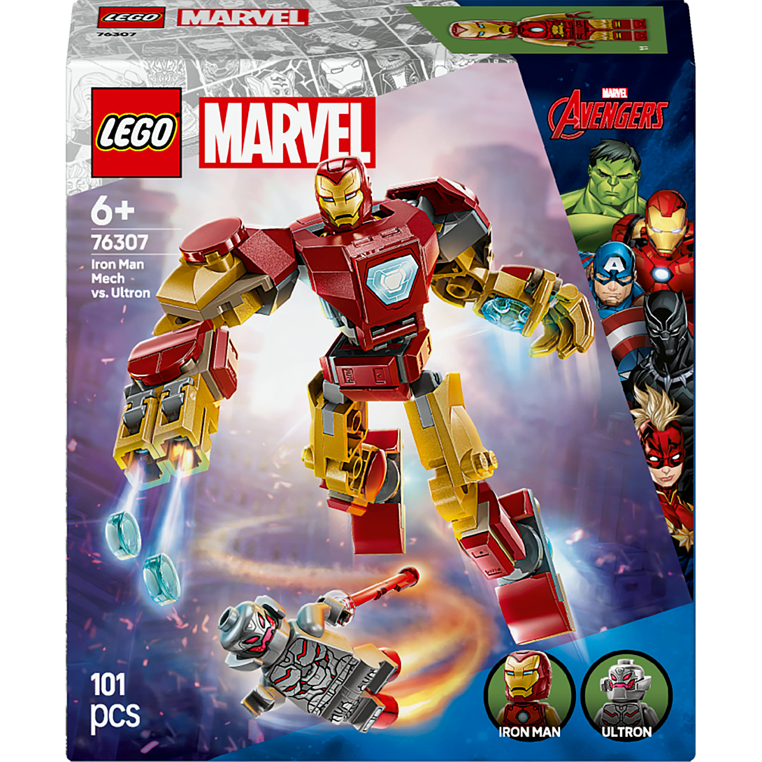 Lego Le Robot D'iron Man Contre Ultron 76307 Lego La Boite - vue 3