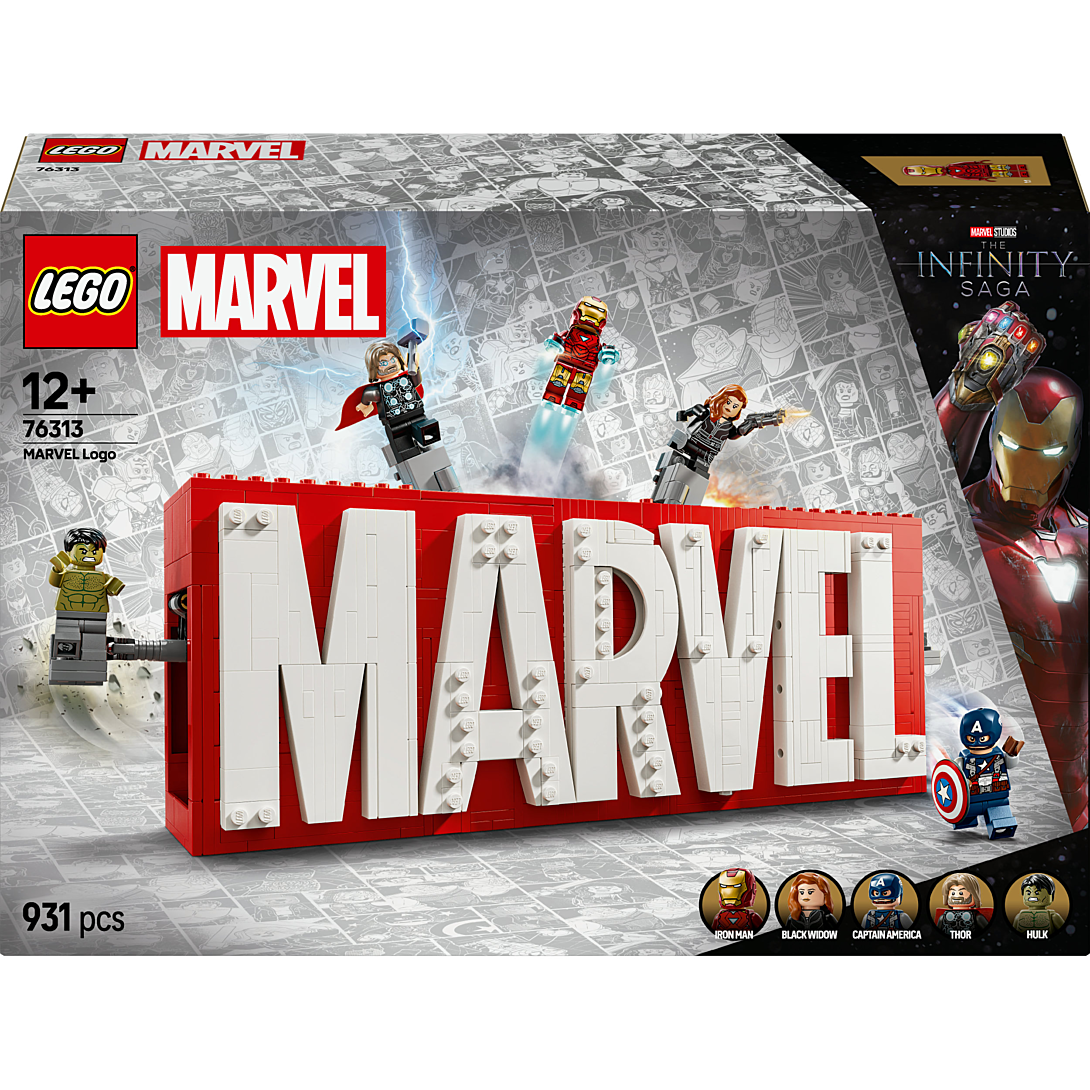 Lego Logo Marvel Et Ses Super Héros 76313 Lego La Boite - vue 2