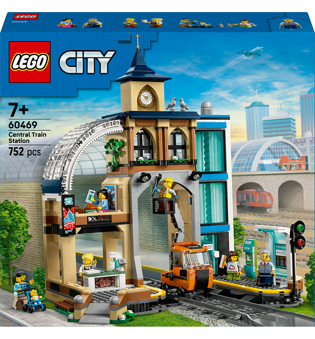 LEGO® City - La Gare Centrale, Set pour Fans de Jeux de Construction - 60469