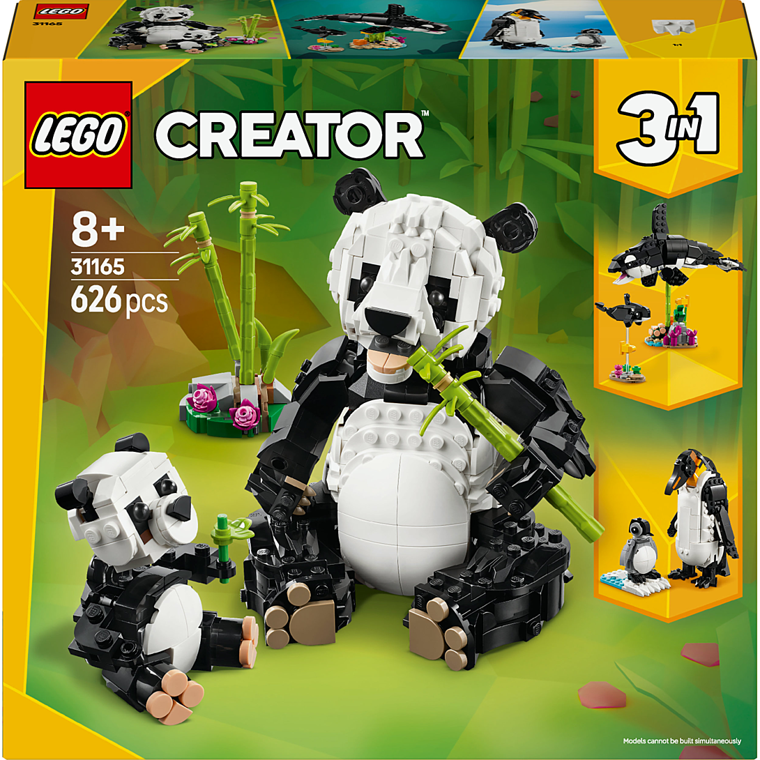 Lego Creator 3 en 1 Animaux Sauvages : La Famille De Pandas Lego La Boite - vue 3