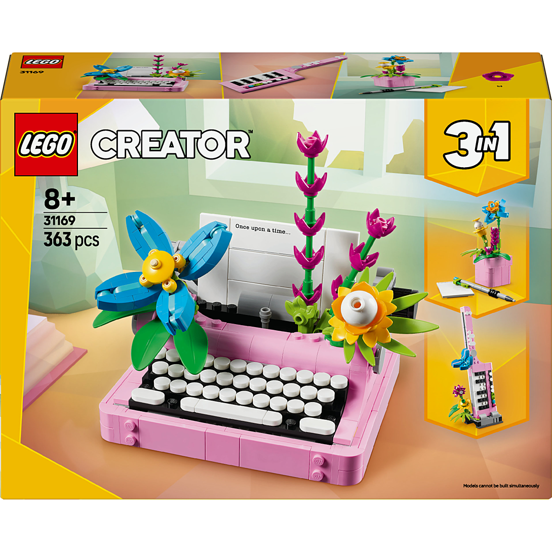 Lego Creator 3 en 1 La Machine À Ecrire Avec Des Fleurs 31169 Lego La Boite - vue 2