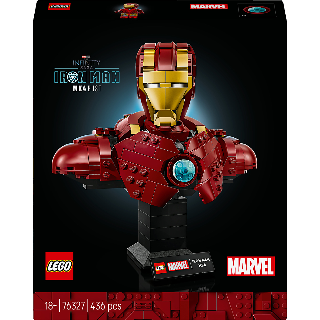 LEGO ǀ Marvel 76327 Buste d’Iron Man MK4 Set De Construction Pour Adulte Idée Cadeau - vue 8