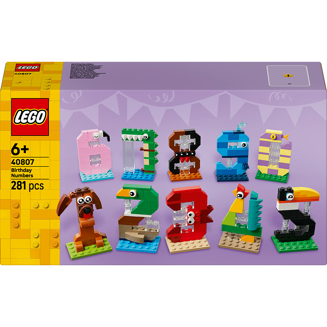 LEGO Iconic Les chiffres d’anniversaire 40807 - vue 9