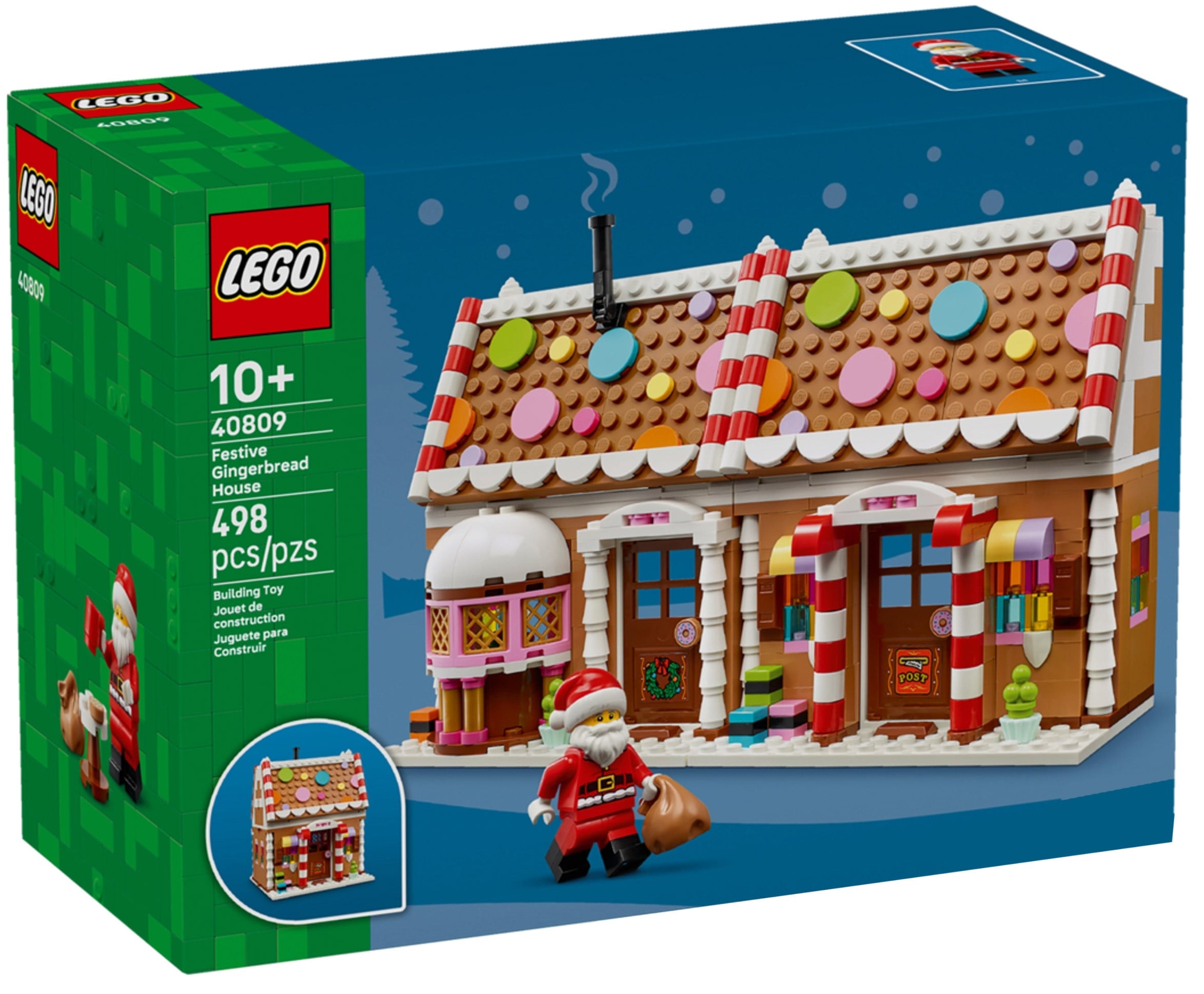 LEGO La maison en pain d'épices festive 40809 - vue 9