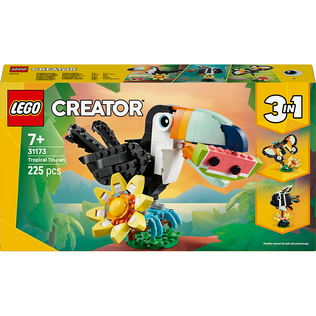 LEGO® Creator - Animaux Sauvages : le Toucan Tropical, Set de Jeu - 31173