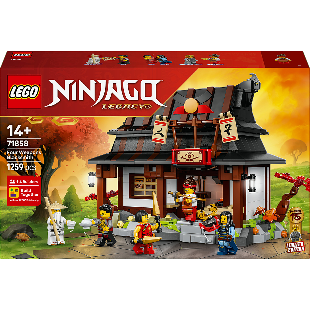 LEGO® NINJAGO® 15e Anniversaire - La Forge des Quatre Armes - 71858