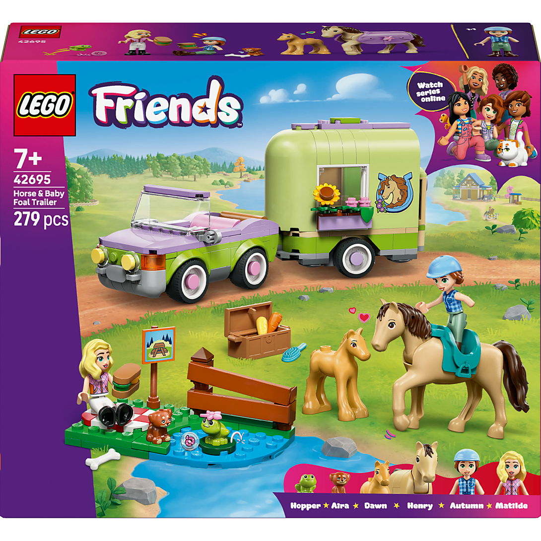 LEGO Friends La Remorque du Cheval et du Poulain 42695 - vue 6