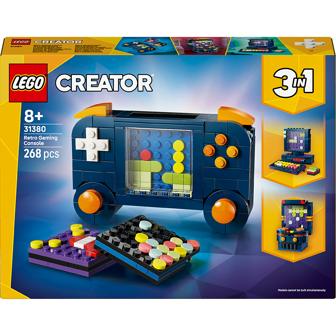 LEGO® Creator 3-en-1 - La Console de Jeu Rétro, Jouet de Construction - 31380