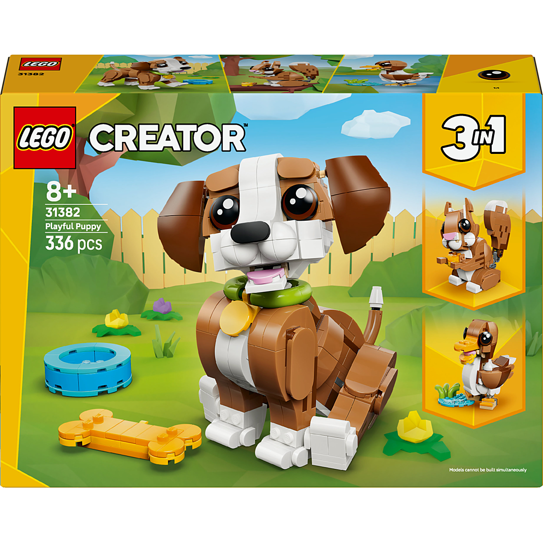 LEGO Creator 3-en-1 - Les Adorables Animaux : le Chiot Joueur - 31382