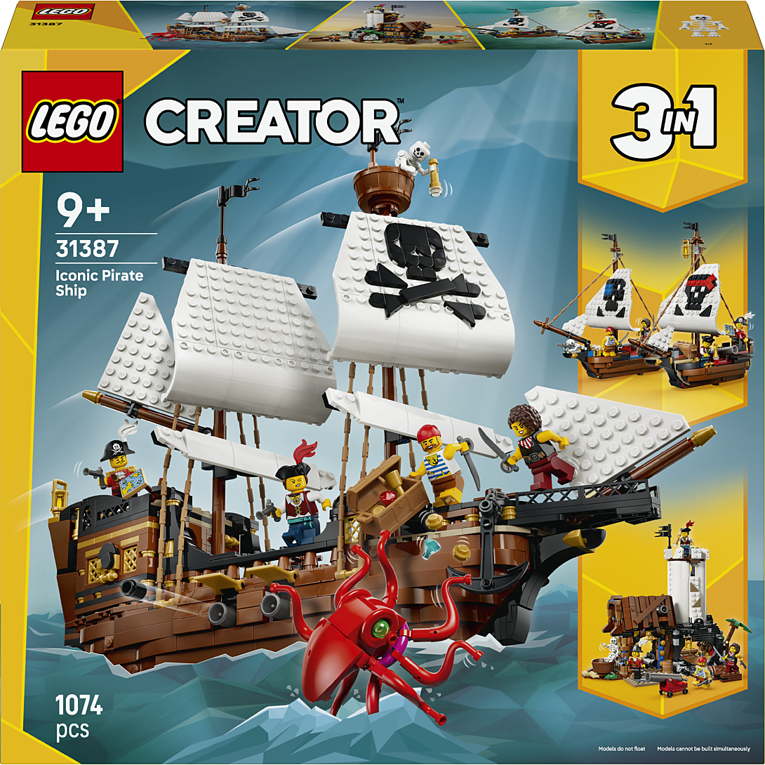 LEGO® Creator 3-en-1 - Bateau Pirate Mythique - 31387