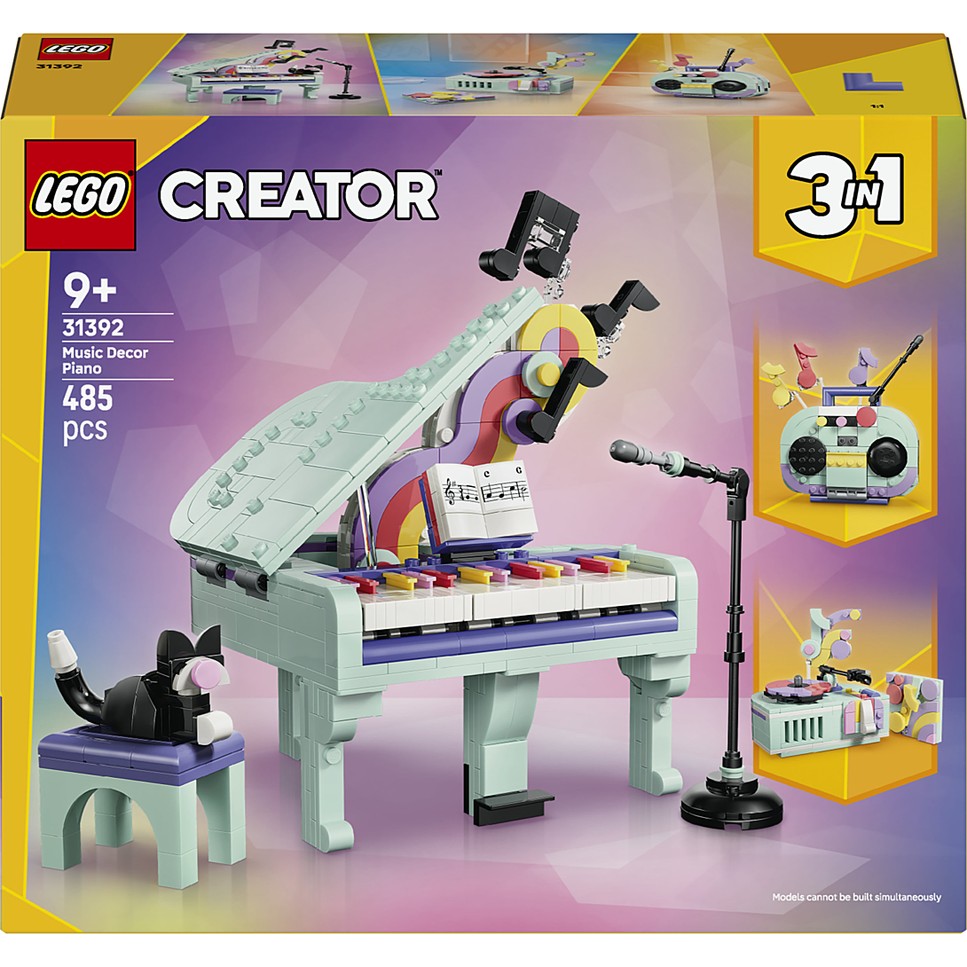 LEGO® Creator 3-en-1 - Décoration Musicale : Piano et Chat - 31392