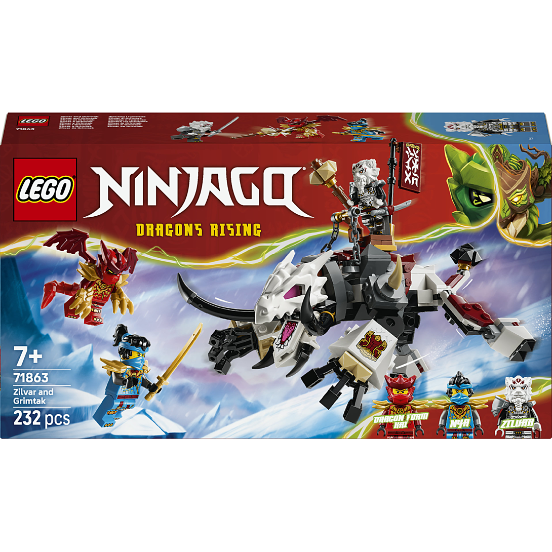 LEGO® NINJAGO - Zilvar et Grimtak la Bête Draconique - 71863