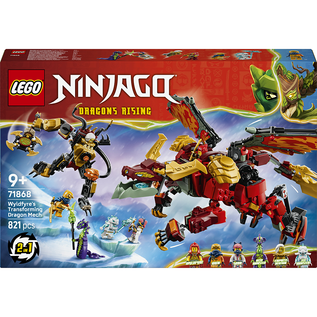 LEGO Ninjago Le robot dragon transformable de Braséra 71868 - vue 10