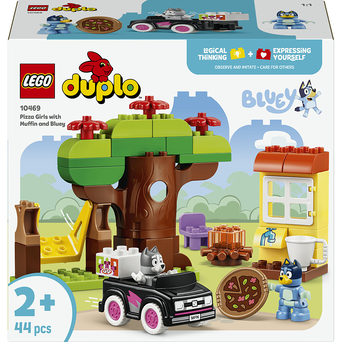 LEGO® DUPLO® Bluey 10469 Les livreuses de pizza avec Muffin et Bluey - vue 9