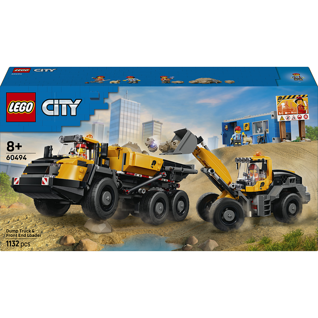 LEGO® City - Le Camion-Benne et la Chargeuse Frontale -  60494