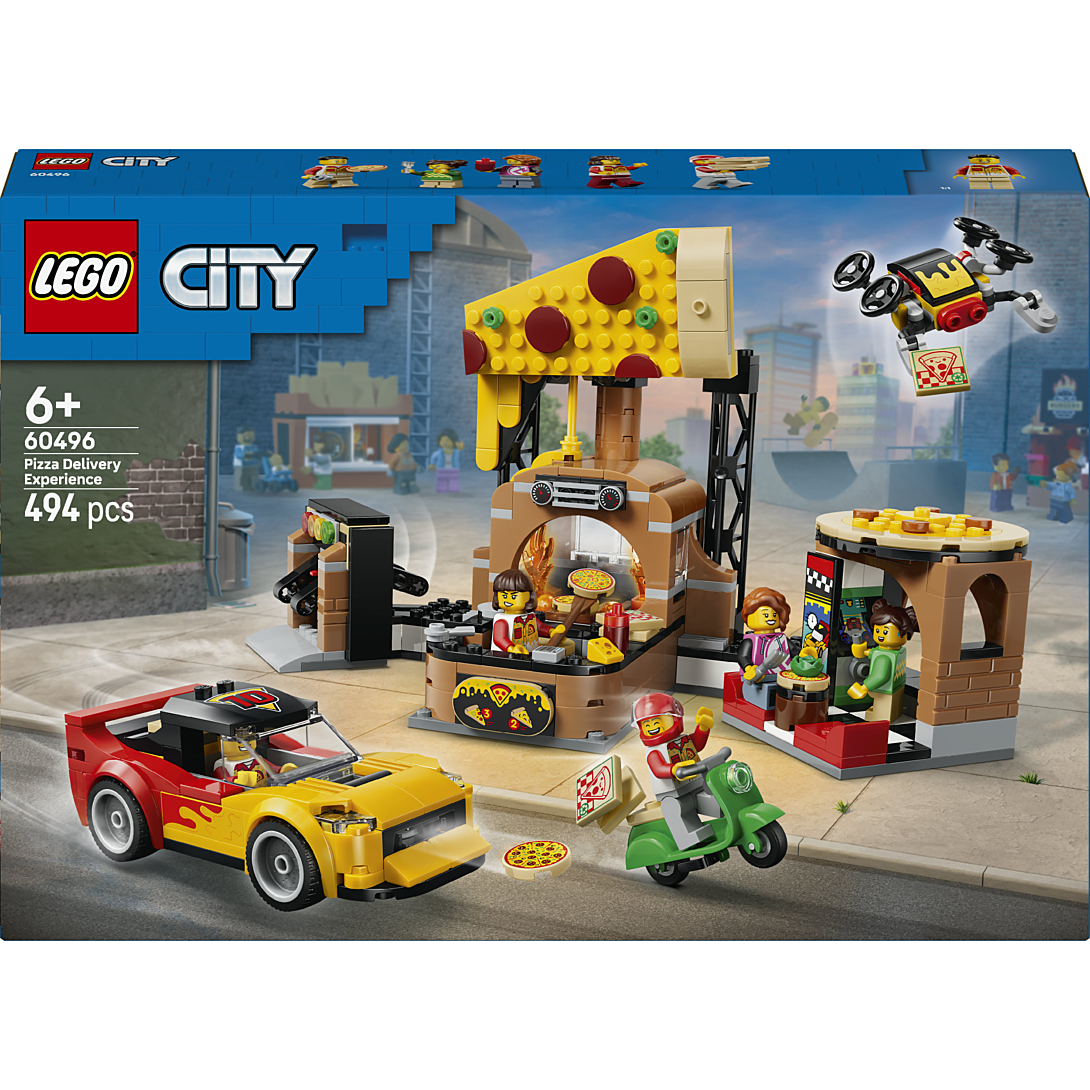 LEGO® City 60496 La pizzeria et ses véhicules de livraison - vue 9