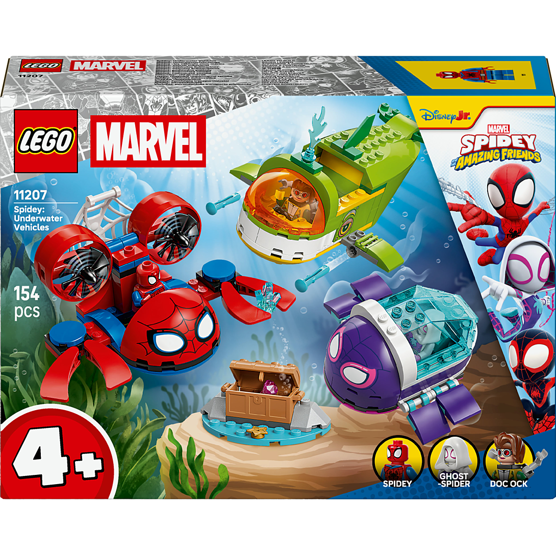 LEGO® Marvel - Spidey et ses Amis Extraordinaires Spidey: les Véhicules Sous-Marins - 11207