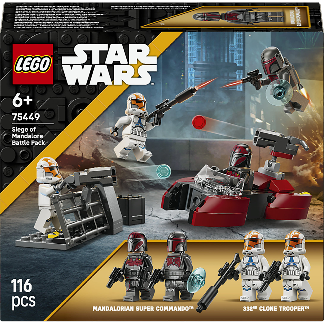 LEGO® Star Wars™ - Pack de Combat Le Siège de Mandalore - Jeu 6 ans - 75449