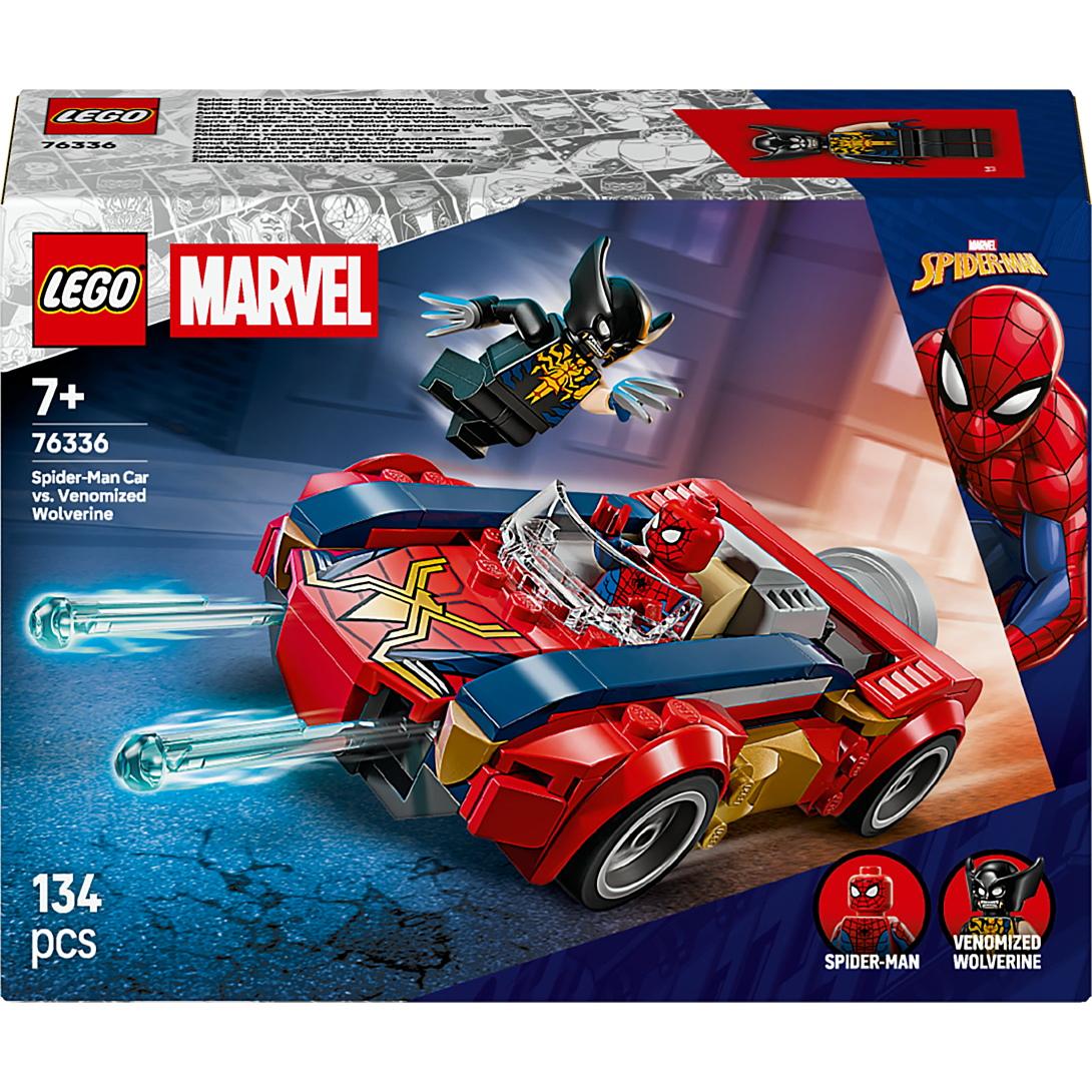 Spider Man et sa voiture contre Wolverine vénomisé - vue 4