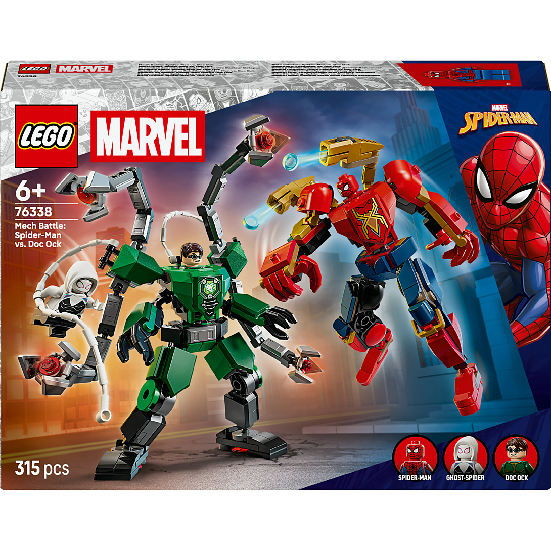 LEGO® Marvel™ - Le Combat des Robots : Spider-Man contre Docteur Octopus - 76338