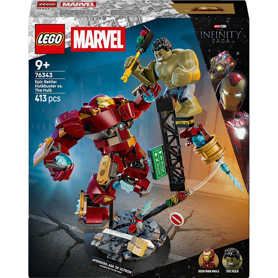 LEGO® Marvel™ - Le Combat Légendaire entre Hulkbuster et Hulk - 76343