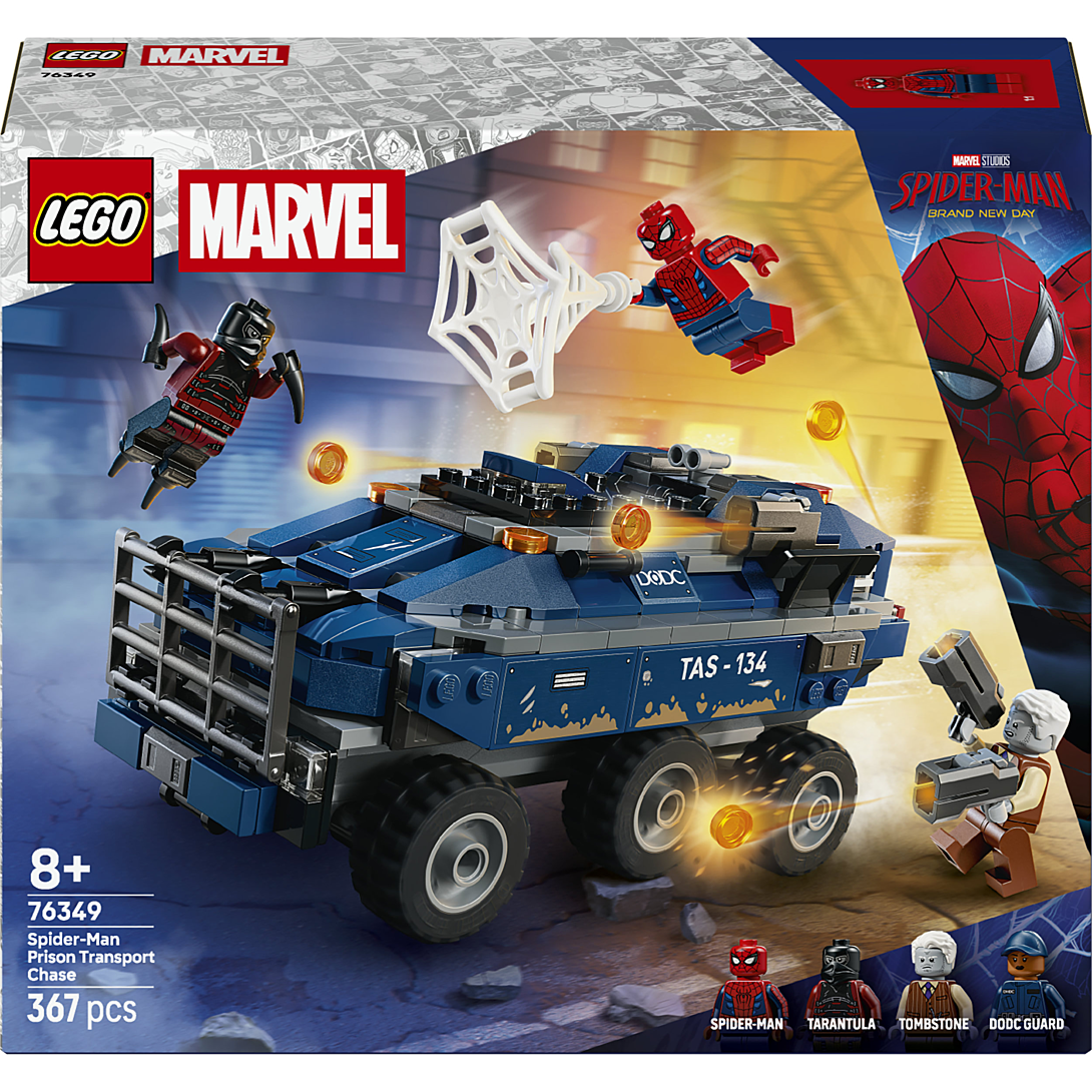 LEGO Marvel La poursuite en prison mobile de Spider-Man 76349 - vue 9