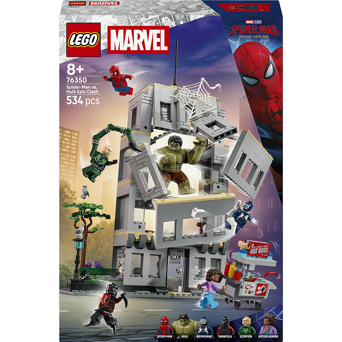 LEGO Marvel L'affrontement légendaire entre Spider-Man et Hulk 76350 - vue 8