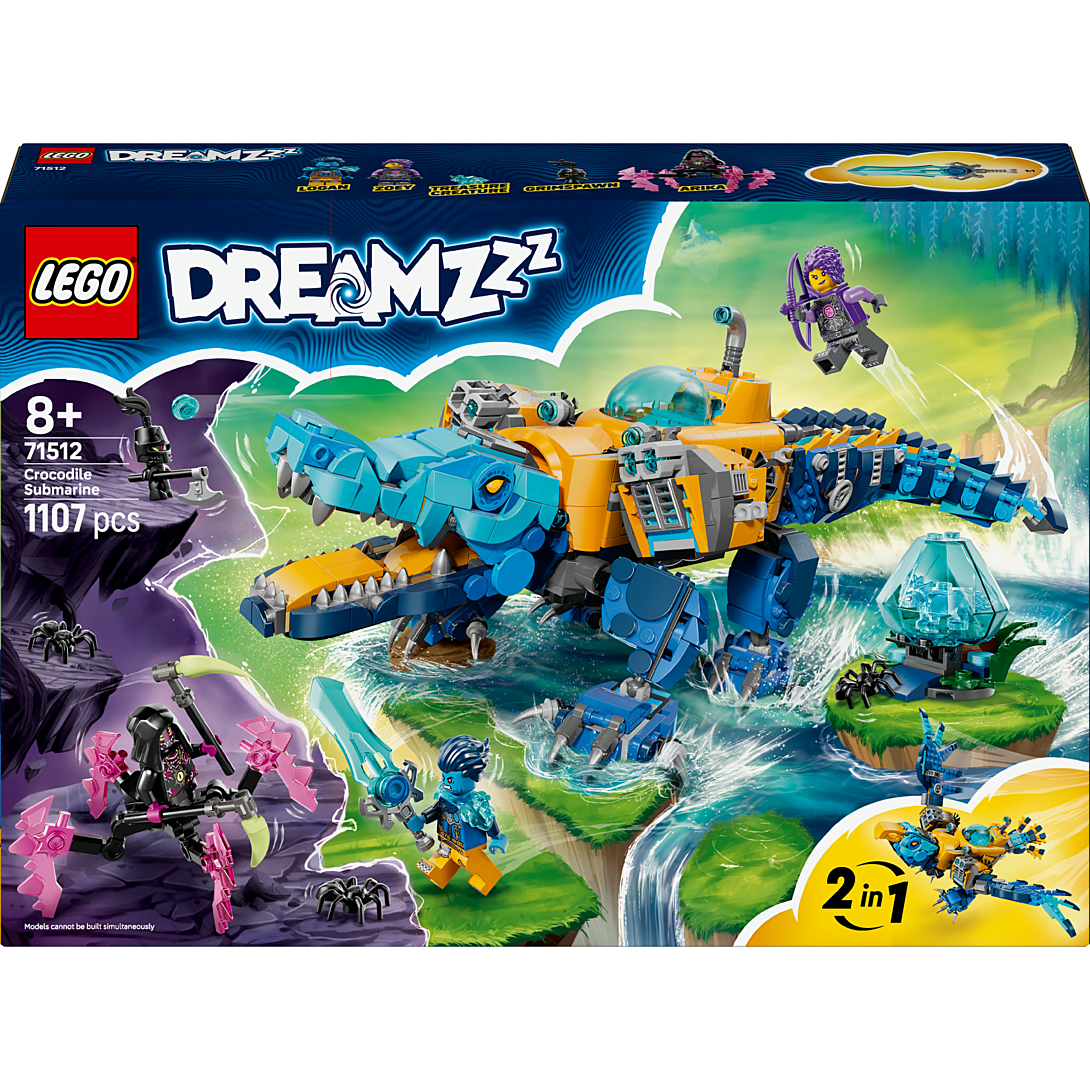 LEGO® DREAMZzz - Le Sous-Marin Crocodile - Jouet 2-en-1 dès 8 ans - 71512