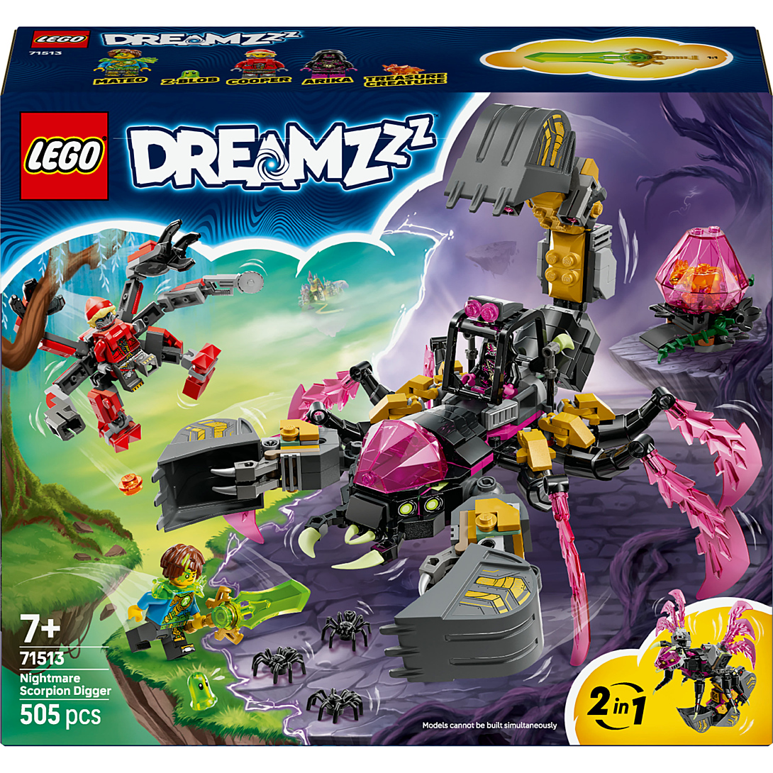 LEGO DREAMZzz - La Pelleteuse Scorpion des Cauchemars - Jeu 2-en-1 - 71513
