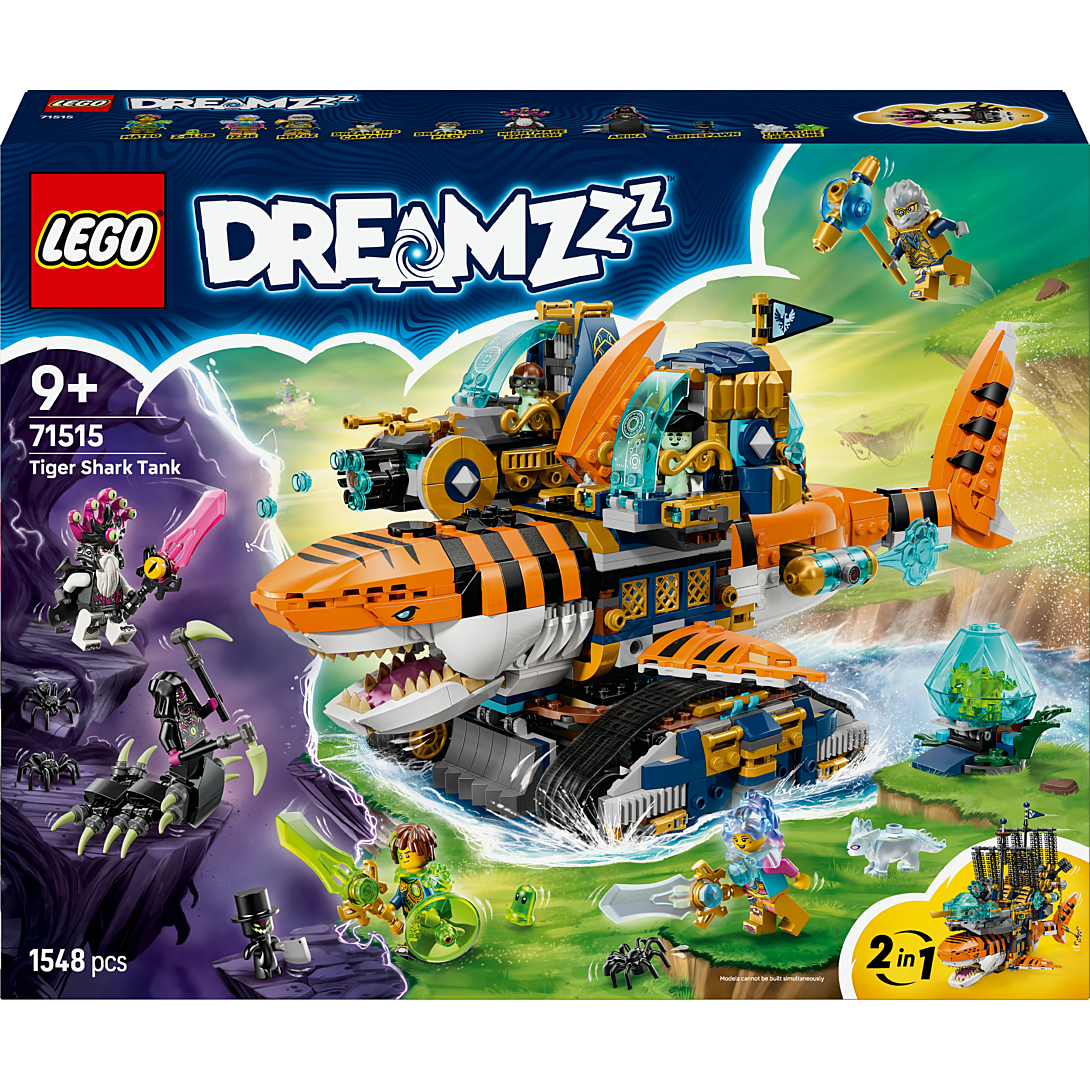 LEGO® DREAMZzz - Le Char Requin-Tigre - Jouet 2-en-1 dès 9 ans - 71515