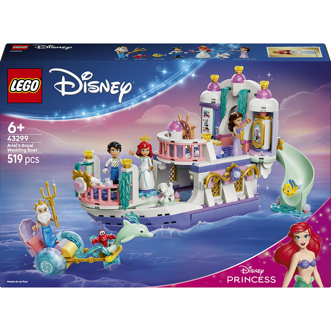 LEGO® Disney Princess - Le Bateau du Mariage Royal d’Ariel - 43299
