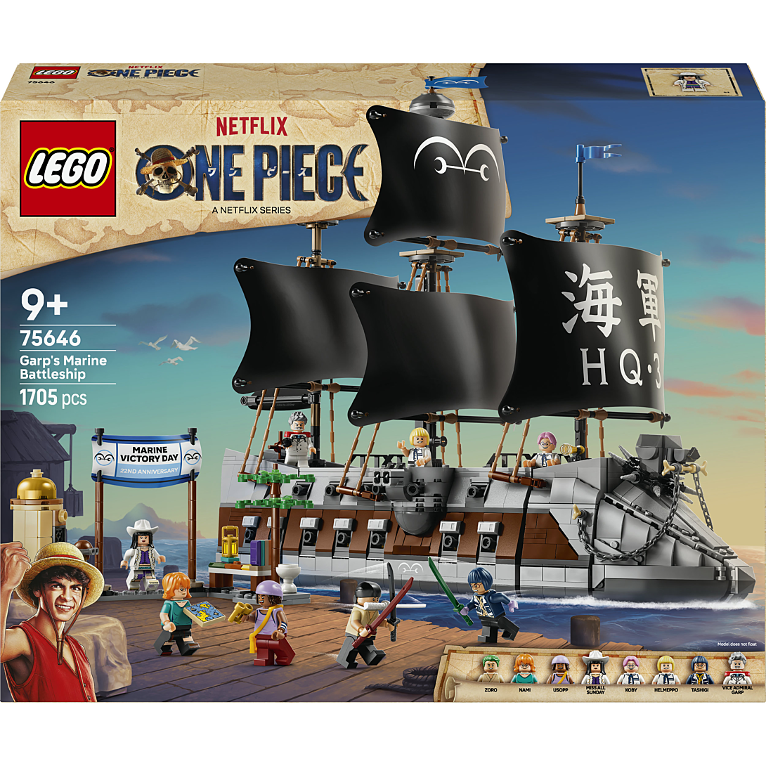 LEGO ONE PIECE Le navire de la marine de Garp 75646 - vue 5