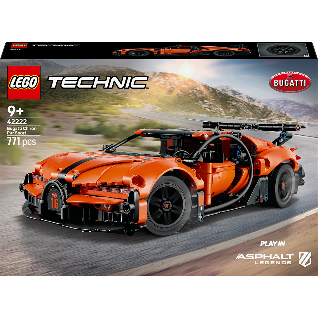LEGO® Technic 42222 Hypercar Bugatti Chiron Pur Sport - vue 2
