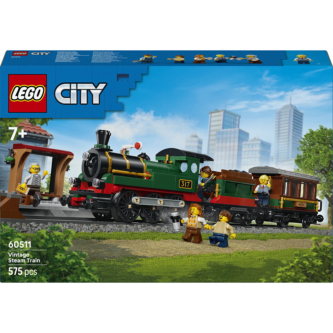 LEGO® City 60511 Le train à vapeur rétro - vue 9