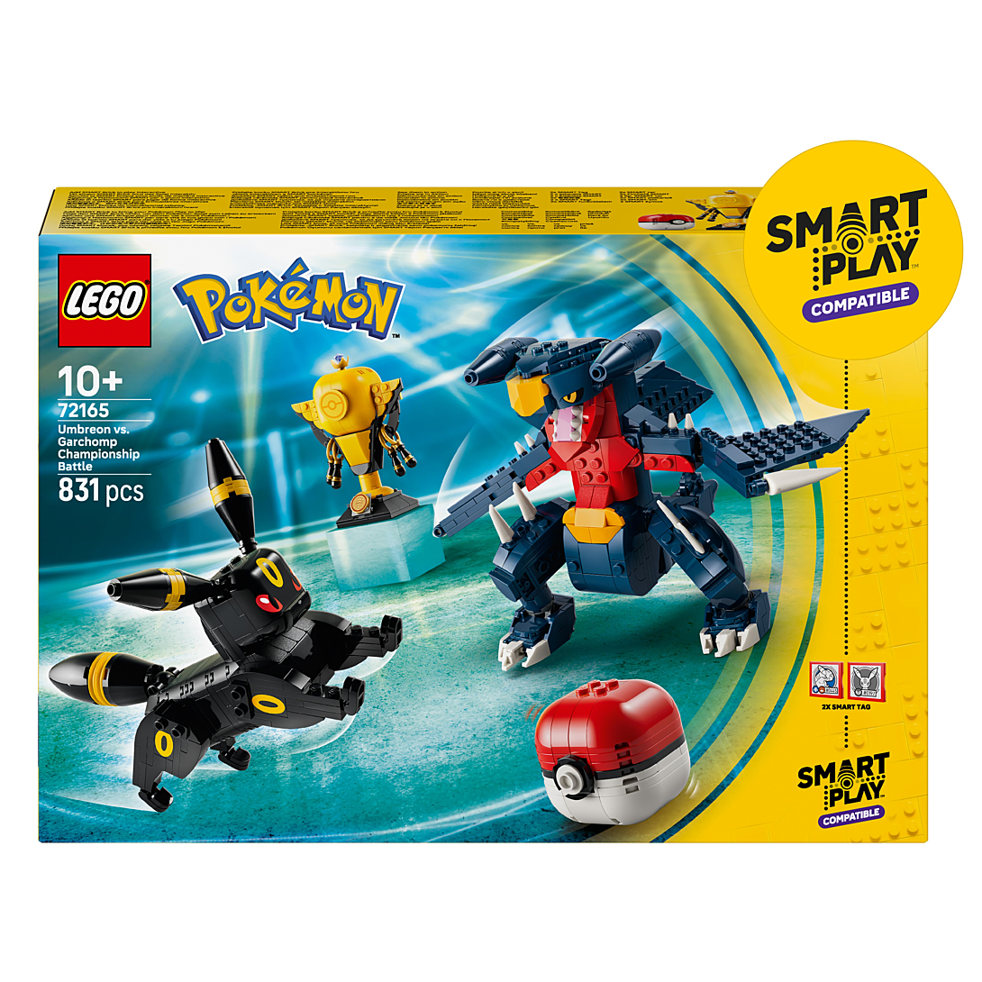 LEGO Pokémon 72165 Set de construction compatible SMART Play™ Noctali et Carchacrok Combat Dès - vue 4