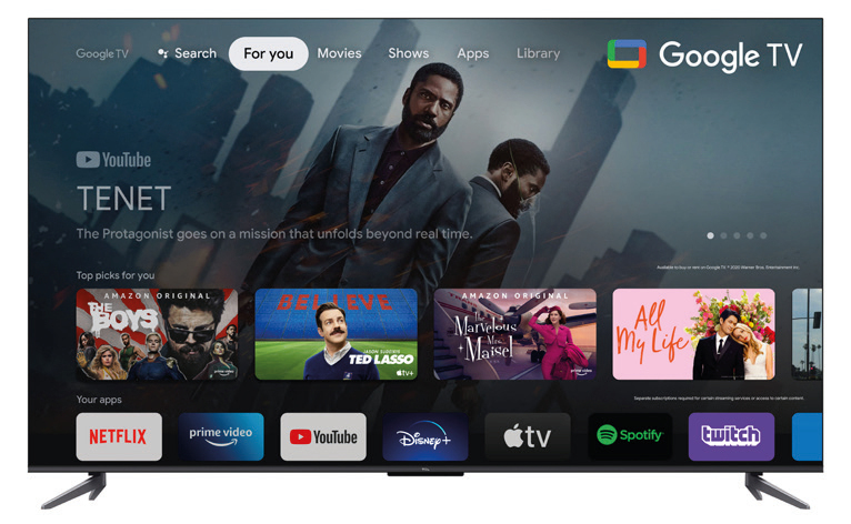 TCL C64 Series 55C643 (55) TV 4K QLED Google TV