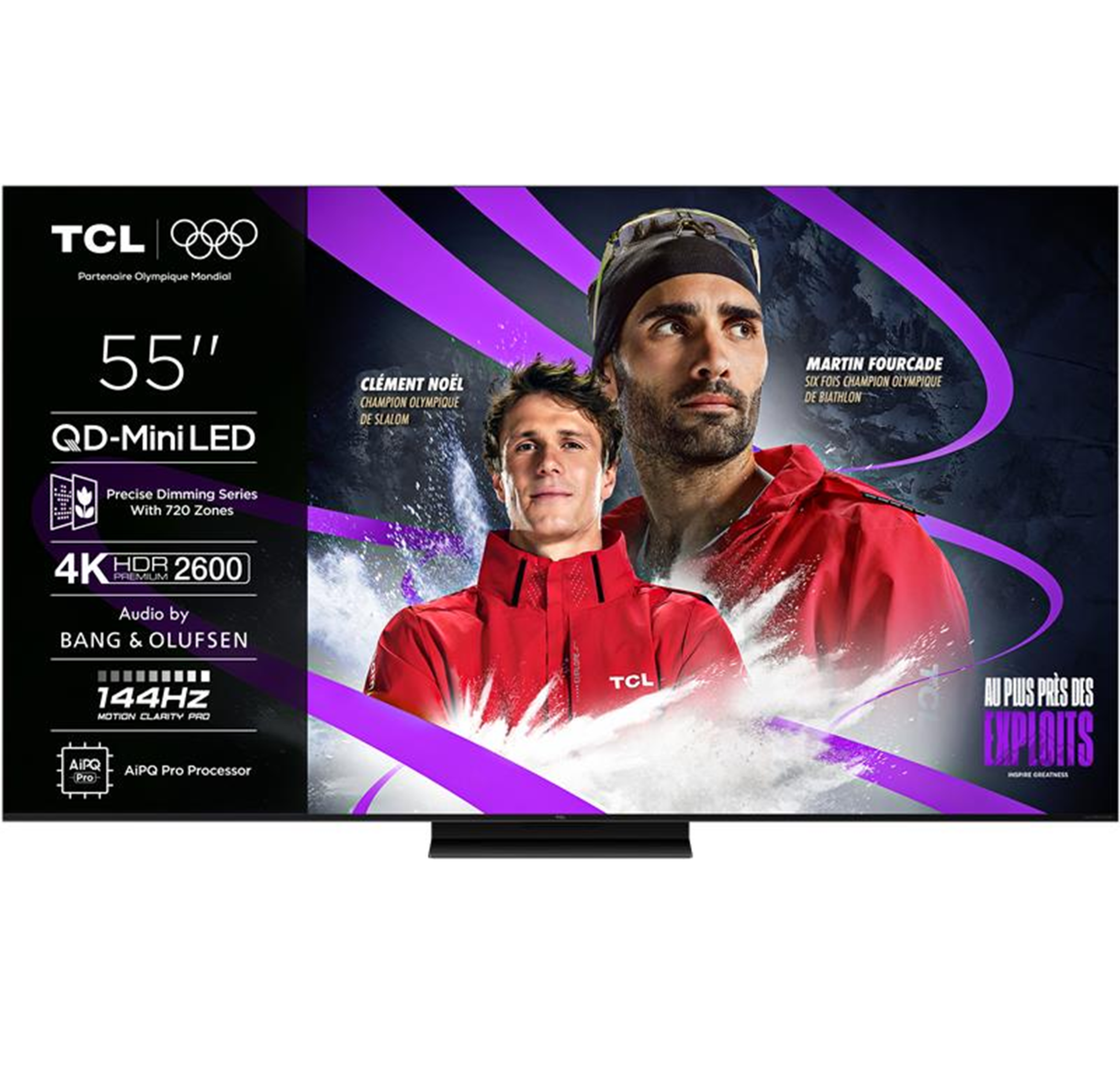 TCL 55C7K TV 139 7 cm 55 4K Ultra HD Smart TV Wifi Métallique 2600 cdm²
