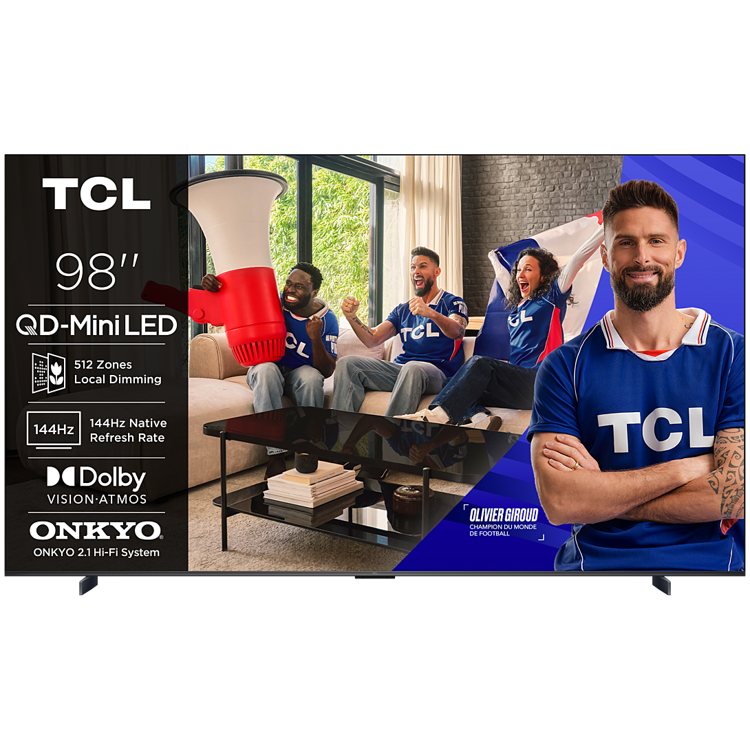 TV TCL QD-Mini LED 98P8L 4K avec Google TV