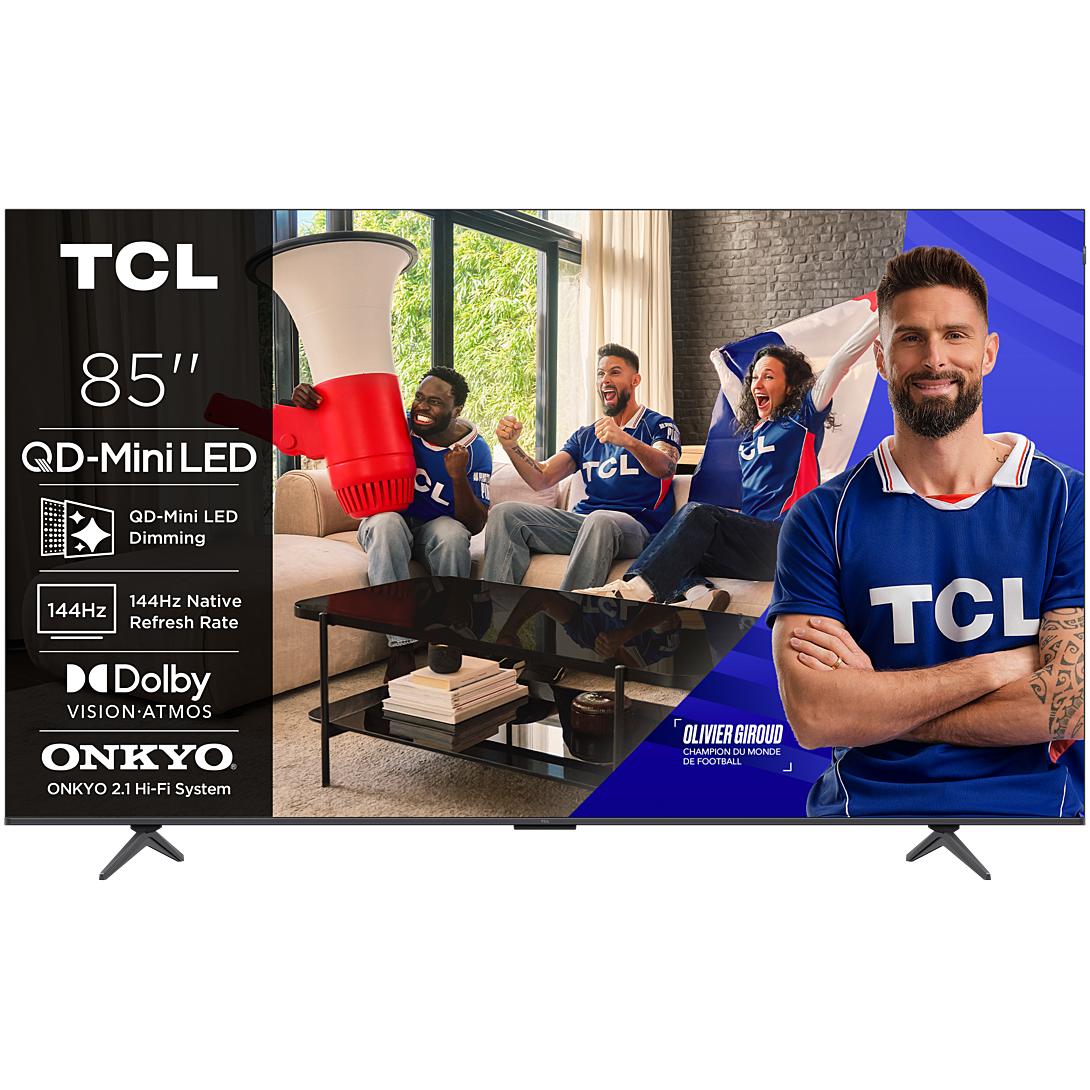 TV TCL QD Mini LED P8L 85P8L 85 4K UltraHD 144Hz Smart TV Google TV Dolby Vision HDR10+ - vue 5
