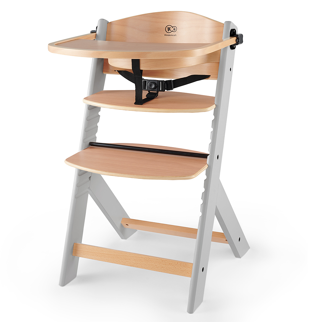 Kinderkraft Chaise haute ENOCK (bois