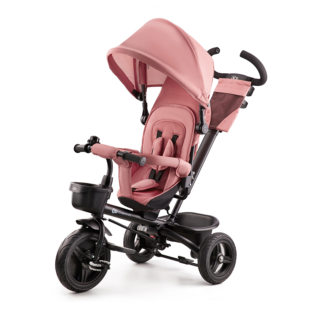 Kinderkraft Aveo Tricycle Bébé Draisienne Évolutif Trike Bebe Velo Poussette Pour Enfant De Pliable Facile À Plier Accessoires Pratiques