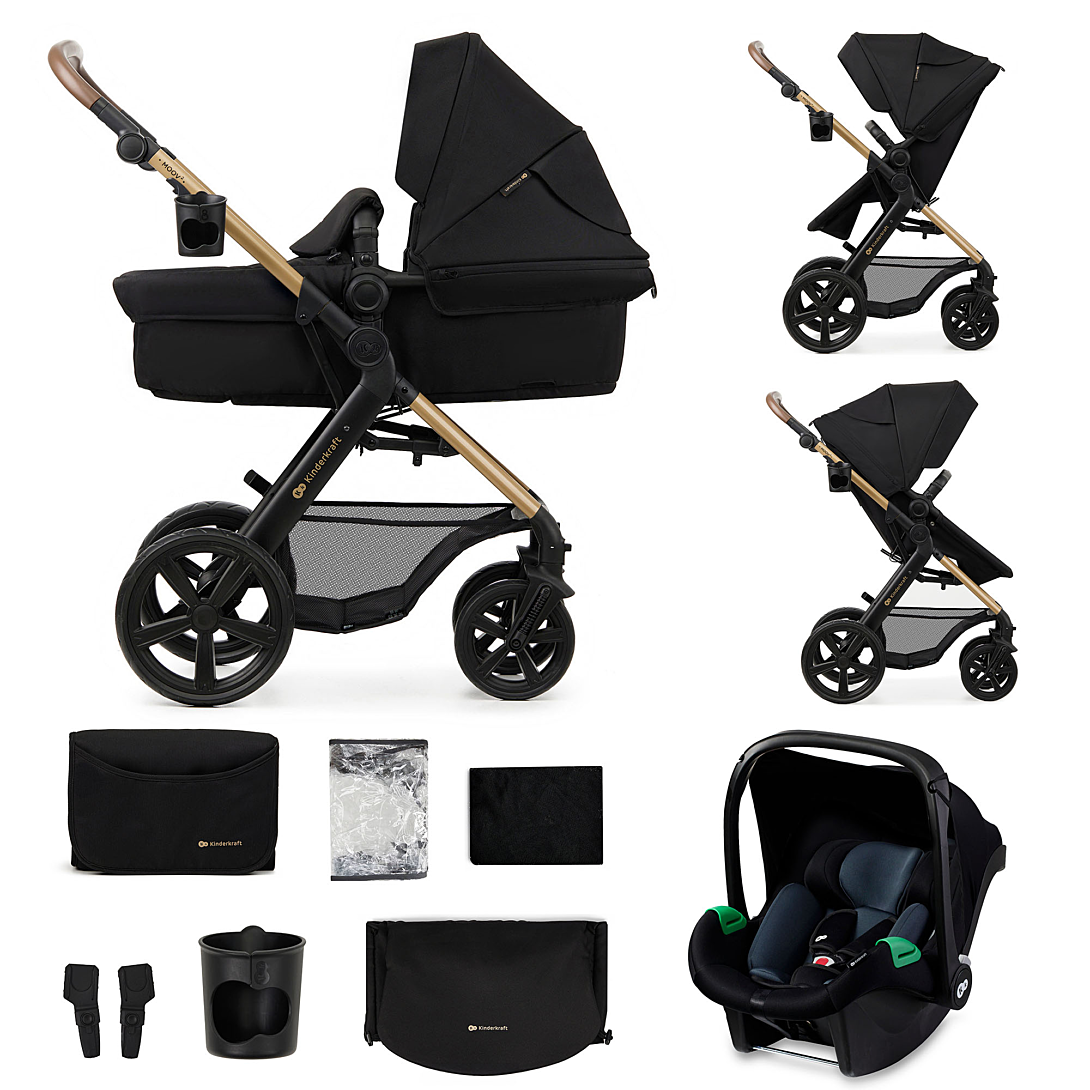 Kinderkraft Poussette Trio MOOV2 EVA WHEELS