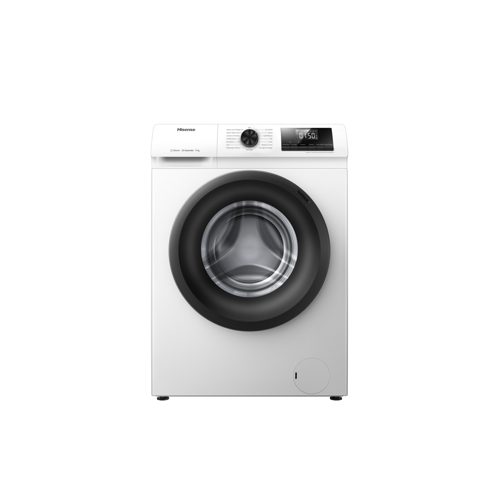 Hisense WFQP901418VM machine à laver Charge avant 9 kg 1400 tr/min Blanc
