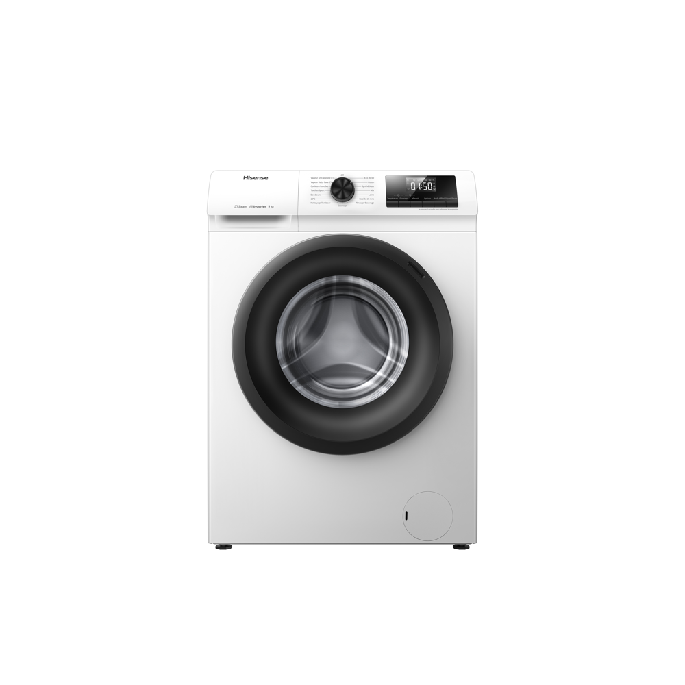Hisense WFQP901418VM machine à laver Charge avant 9 kg 1400 tr/min Blanc