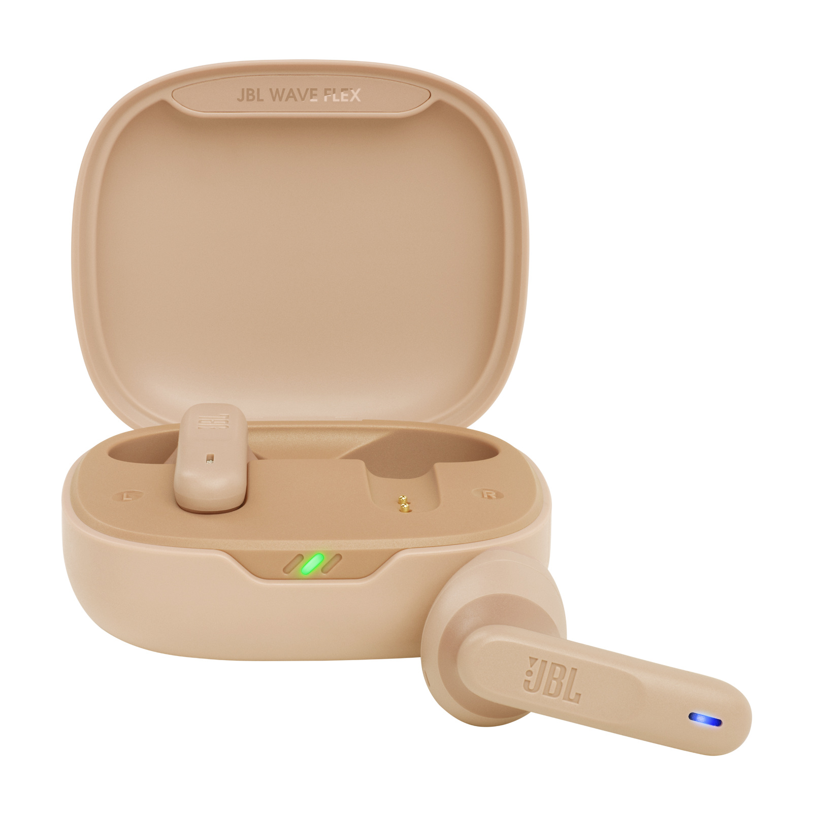 Ecouteurs sans fil JBL Wave Flex Beige