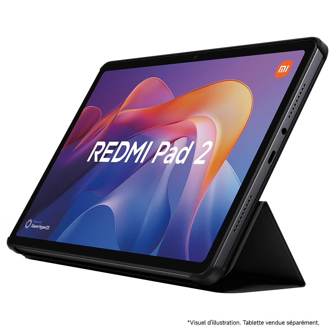 Pack Tablette Android Xiaomi Redmi Pad 2 128Go Wi-Fi Gris + Etui