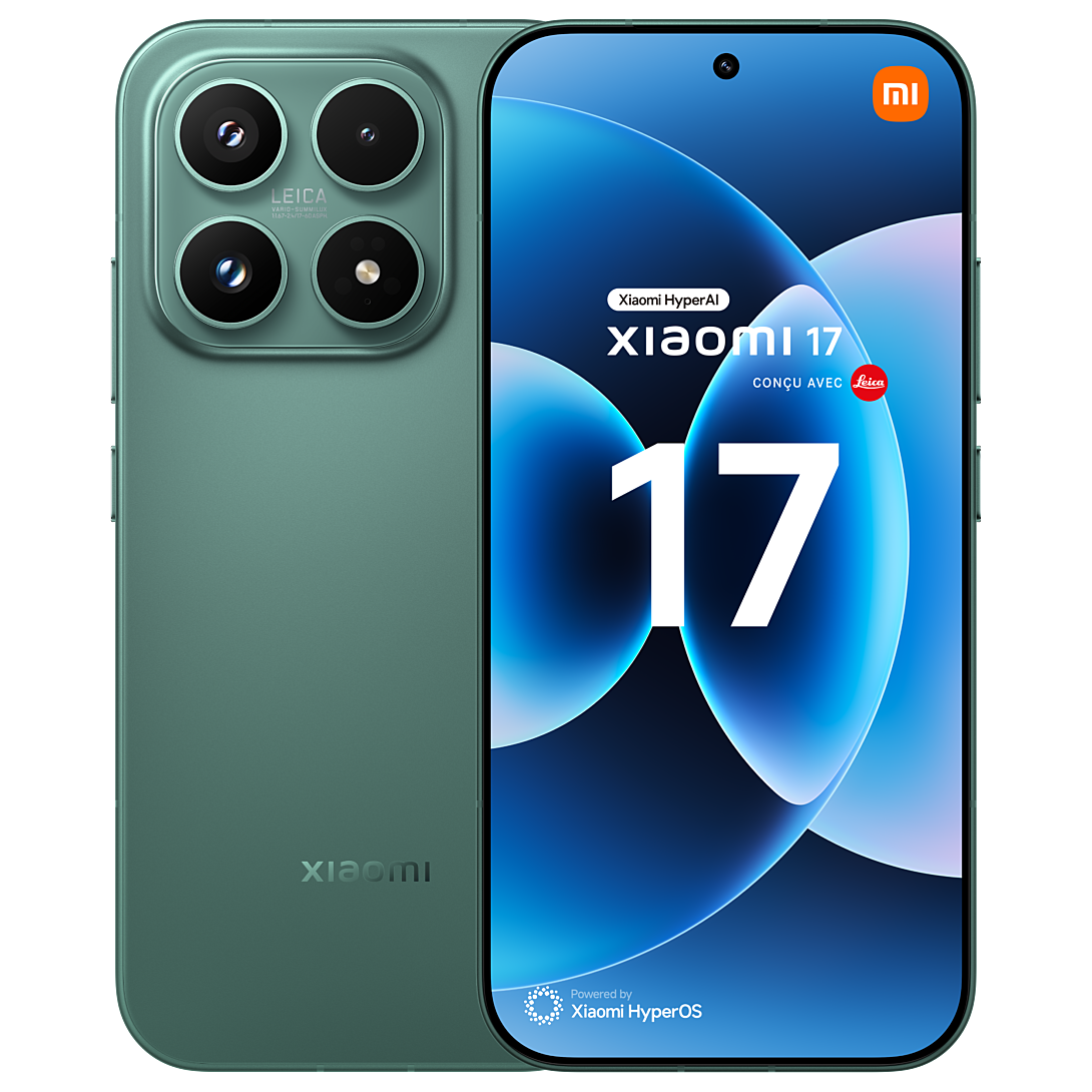 Smartphone Xiaomi 17 conçu avec Leica 512Go Vert