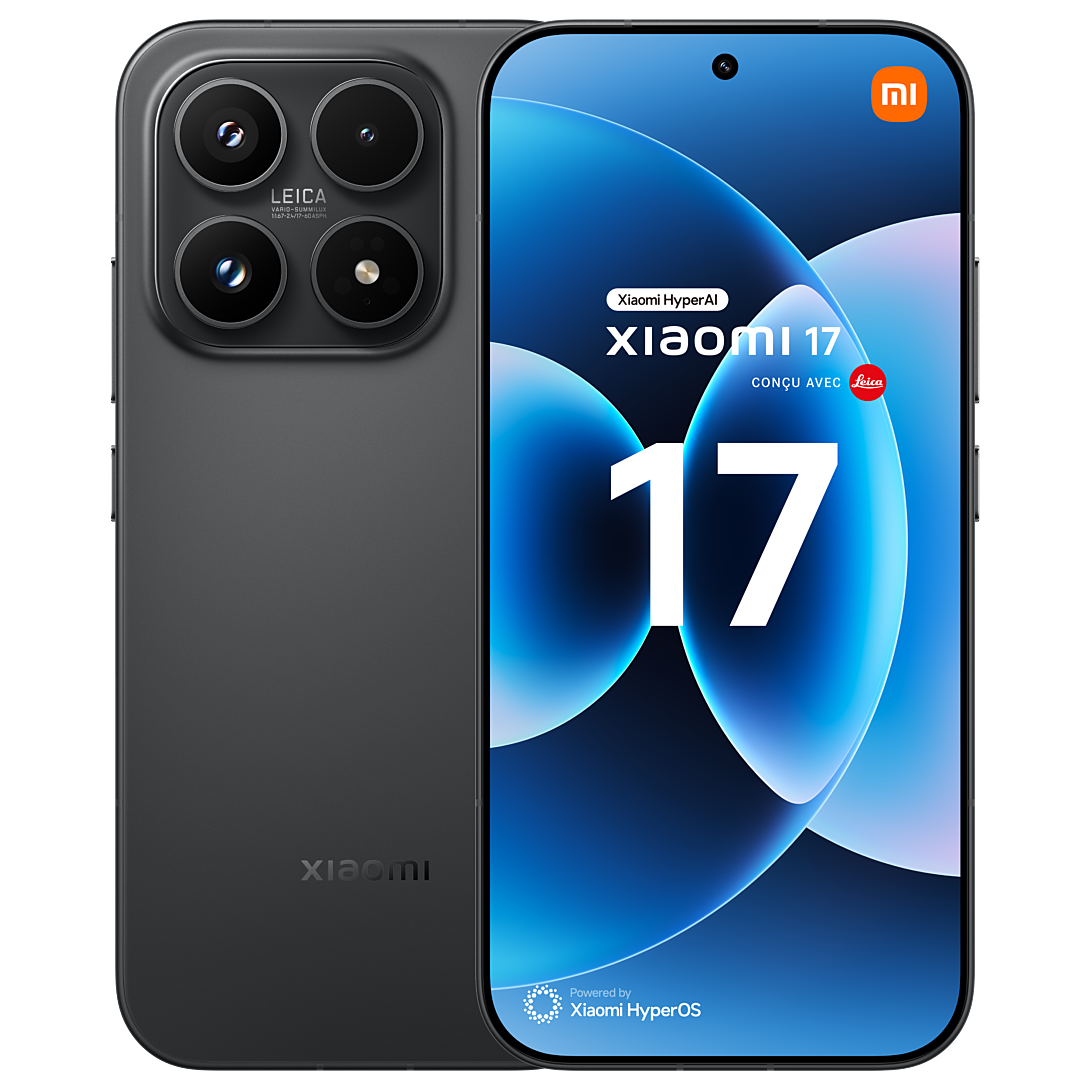Smartphone Xiaomi 17 conçu avec Leica 512Go Noir