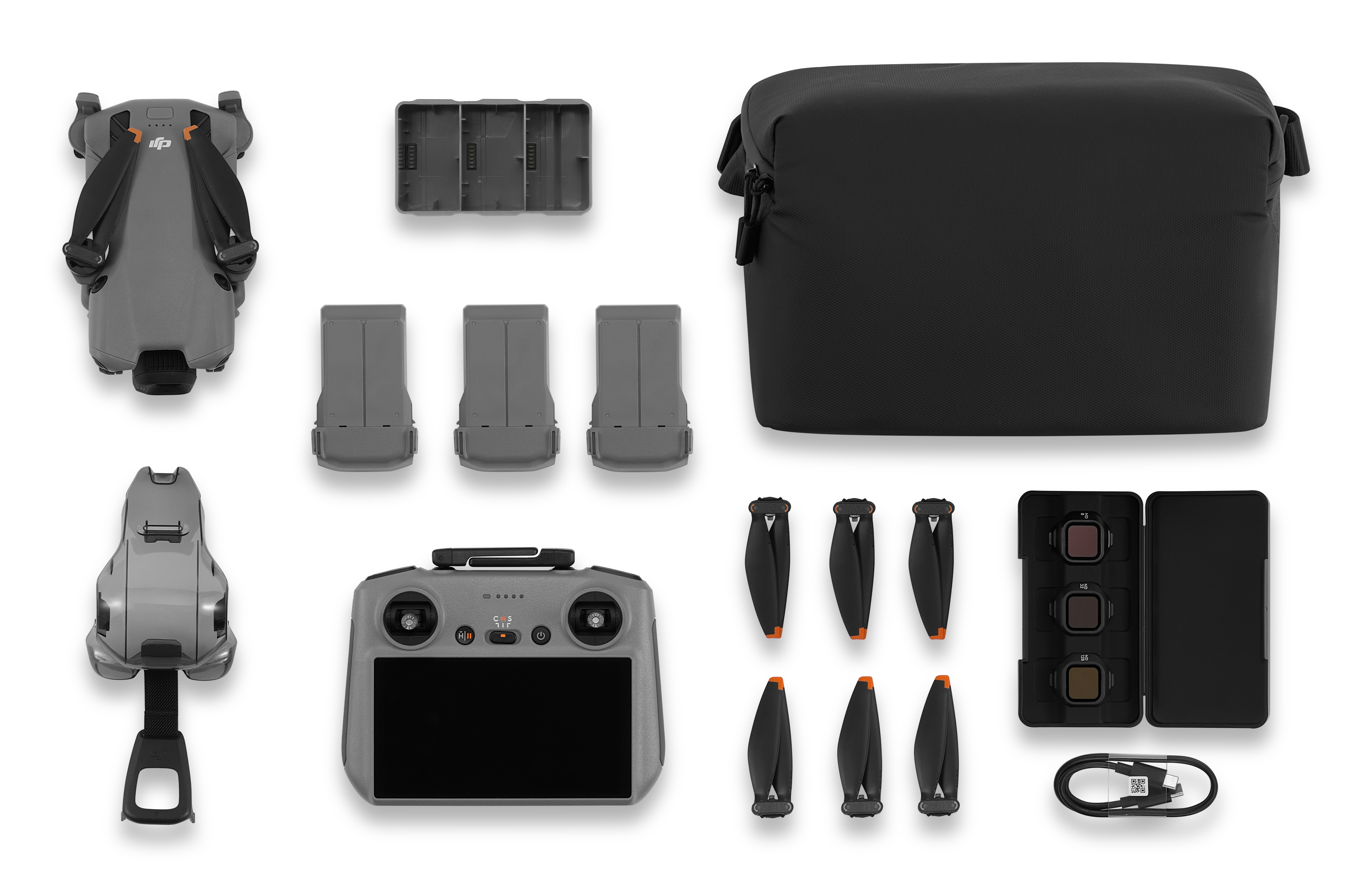 DJI MINI 5 PRO FLY MORE COMBO ( RC 2) 4 rotors Quadcoptère 50 MP 3840 x 2160 pixels 2788 mAh Noir, Gris